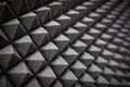 Foam soundproofing coating close-up Royalty Free Stock Photo