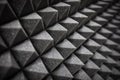 Foam soundproofing coating close-up Royalty Free Stock Photo