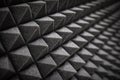 Foam soundproofing coating close-up Royalty Free Stock Photo