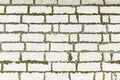 Foamed concrete block pattern background. white carbonated autoclave concrete blocks stacked in the wall and glued with