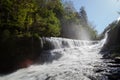 Foaming Falls on Fall Creek Royalty Free Stock Photo