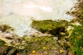 Foaming Water over Rocks