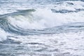 Foamy Ocean Wave In Motion