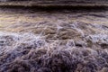 Foamy Surface Of Marmara Sea In Turkey