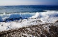 Foamy waves Royalty Free Stock Photo