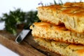 Focaccia bread Royalty Free Stock Photo