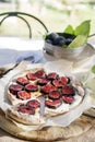 Focaccia with figs