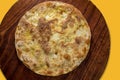 Focaccia from Recco, Liguria, Italy Royalty Free Stock Photo