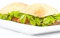 Focaccia Sandwich Royalty Free Stock Photo