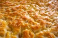Focaccia, specialty of salted bread Royalty Free Stock Photo