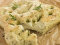 Foccacia Bread Royalty Free Stock Photo