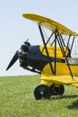 Focke-Wulf Fw 44 Stieglitz on the ground Royalty Free Stock Photo