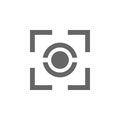 Focus camera photo icon. Simple element illustration. Symbol design from Photo Camera collection. Can be used in web and mobile.