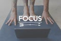 Focus Determine Mission Target Vision Concept Royalty Free Stock Photo