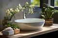 White stylish sink: harmony of functionality and elegance