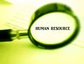 Focus on Human resource Royalty Free Stock Photo