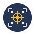 Focus, interface Vector icon which can easily modify Royalty Free Stock Photo