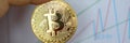 Golden coin of crypto currency