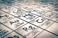 Focus on mercury chemical element Royalty Free Stock Photo