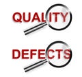 Focus Quality Defects Symbol Royalty Free Stock Photo