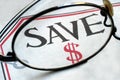 Focus on saving money when making purchase