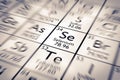 Focus on Selenium Chemical Element Royalty Free Stock Photo