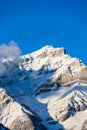 Summit of Cascade Mountain in Town of Banff, Canada Royalty Free Stock Photo