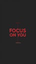 Focus on you - adobe photoshop