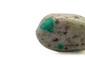 Green K2 Jasper tumbled crystal, K2 granite, tumbled stone green azurite - malachite