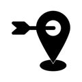 Focused location Isolated Vector icon which can easily modify or edit Royalty Free Stock Photo