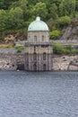 Foel Tower, water intake in the Garreg-ddu Reservoir.