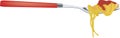 Fork with colored handle with spaghetti and tomato sauce Royalty Free Stock Photo