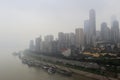 Fog chongqing city