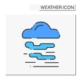 Fog color icon