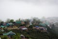 The fog of Dalat plateau lands, Vietnam Royalty Free Stock Photo