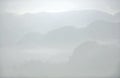 Fog at dawn in the Valley of Vinales Royalty Free Stock Photo