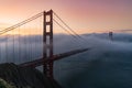 Golden Gate Bridge Sunrise Royalty Free Stock Photo