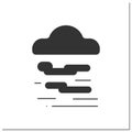 Fog glyph icon