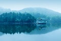 Fog lake Royalty Free Stock Photo