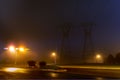 Fog in the night