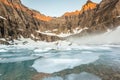 Fog over Iceberg Lake, Glacier National Park