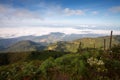 Fog over the mountain at Doi Inthanon national park, Thailand Royalty Free Stock Photo