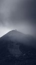 Fog over mountain Royalty Free Stock Photo