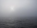 Fog over sea