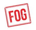 Fog rubber stamp