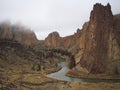 Fog at Smith Rocks