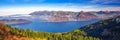 Fog surrounding Rigi, Grosser and Kleiner Mythen, Lake Lucerne in Central Switzerland