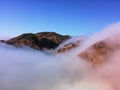 Fog Sweeps into San Francisco Royalty Free Stock Photo