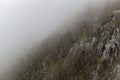 Fog in the Ucka mountains on the Istrien peninsula