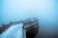 Fog and zigzag bridge